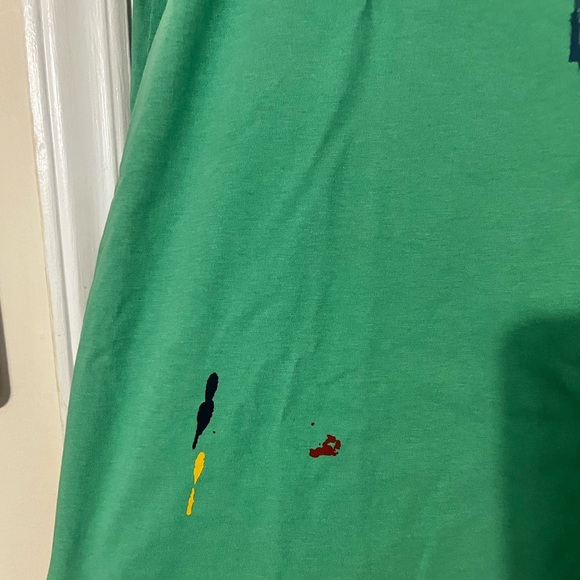 NWT Polo Ralph Lauren Classic Fit Big Pony Jersey T-Shirt with Paint Splatter - Picture 4 of 12